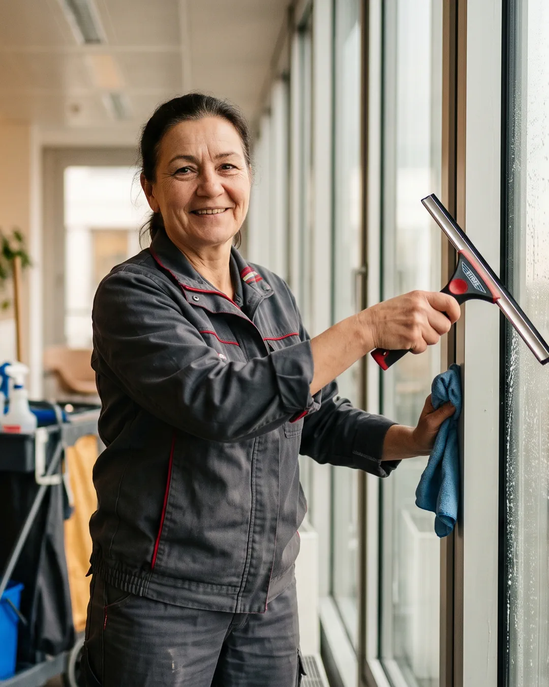 Glas- & Fensterreinigung in Frankfurt — AD Service & Logistik